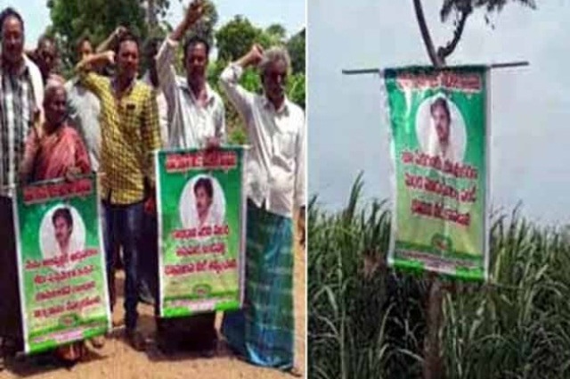 Andhra-Capital-Farmers-Protest-with-Pawan-Kalyan-Flexies