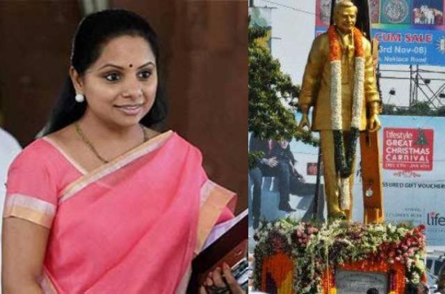 MP-kavitha-pays-tribute-to-PJR-niharonline