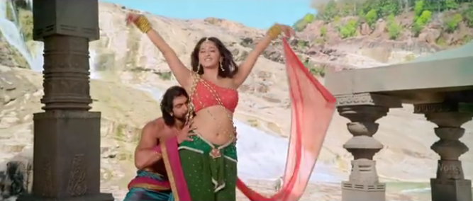 Rudramadevi_romantic_song_niharonline