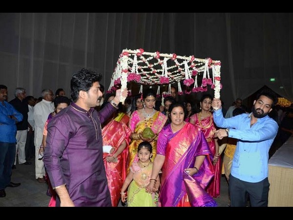 ntr_kalyan_ram_in_sisters_marriage_niharonline